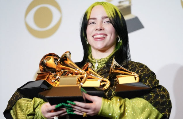 Billie Eilish Wins Five Grammys