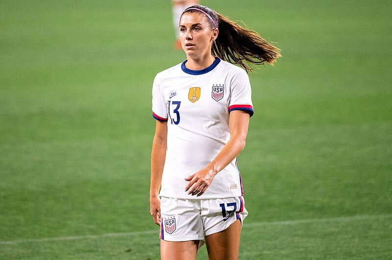 Alex Morgan. Image via Wikimedia Commons.