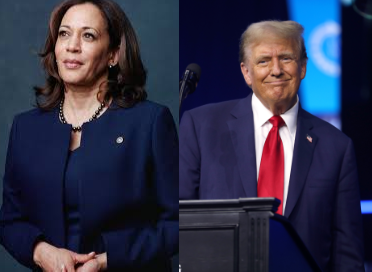 Kamala Harris and Donald Trump. Image via Wikimedia Commons.