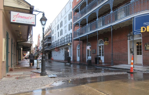 Bourbon Street, New Orleans. Image via Wikimedia Commons.